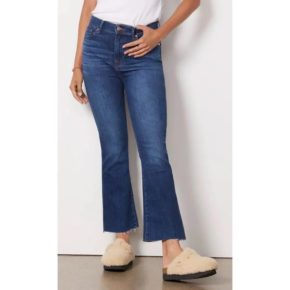 NWT Seven for all mankind seven jeans high waist slim kick size 28, $218 F4
